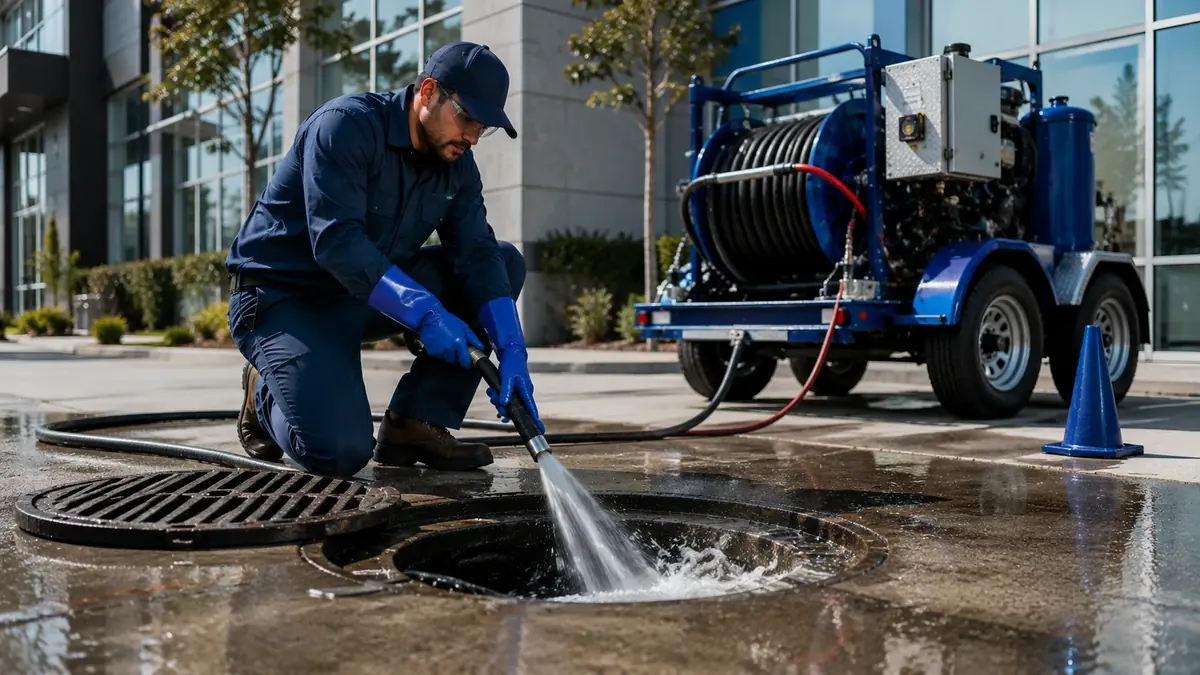 Commercial Hydro Jet Drain Cleaning in Skyforest