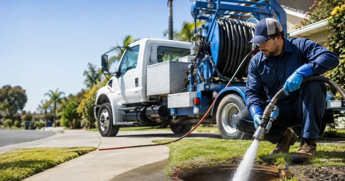 Hydro jet sewer cleaning Skyforest