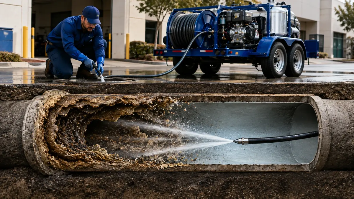 Sewer Pipe Descaling in Skyforest